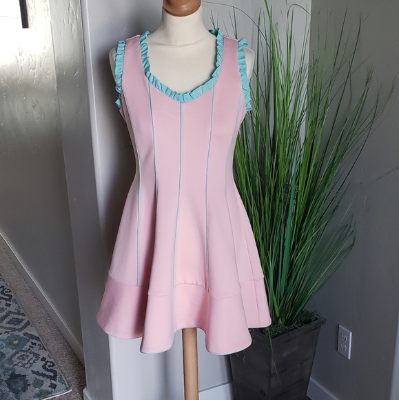 Lyn Around designer pink dress with size small - Picture 2 of 4